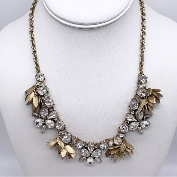 J. Crew Crystal Cha Cha Necklace - Picture 1 of 3